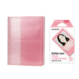 Fujifilm Instax Mini 10X1 pink lemonade Instant Film with 64-Sheets Album For Mini Film 3 inch