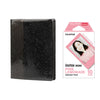 Fujifilm Instax Mini 10X1 pink lemonade Instant Film with 64-Sheets Album For Mini Film 3 inch (charcoal gray)