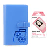 Fujifilm Instax Mini 10X1 pink lemonade Instant Film with 96-sheet Album for mini film  (Cobalt blue)