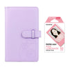 Fujifilm Instax Mini 10X1 pink lemonade Instant Film with 96-sheet Album for mini film (Lilac purple)