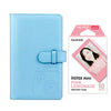Fujifilm Instax Mini 10X1 pink lemonade Instant Film with 96-sheet Album for mini film (Sky blue)