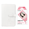 Fujifilm Instax Mini 10X1 pink lemonade Instant Film with 96-sheet Album for mini film (lce white)