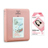 Fujifilm Instax Mini 10X1 pink lemonade Instant Film with Instax Time Photo Album 64 Sheets Blush pink