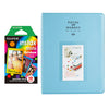 Fujifilm Instax Mini 10X1 rainbow Instant Film With 128-sheet Album for mini film (blue)