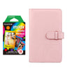 Fujifilm Instax Mini 10X1 rainbow Instant Film with 96-sheet Album for mini film (Blush pink)