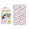 Fujifilm Instax Mini 10X1 shiny star Instant Film with 96-sheet Album for mini film (FLOWER)