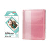 Fujifilm Instax Mini 10X1 sky blue Instant Film with 64-Sheets Album For Mini Film 3 inch Blush pink