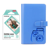 Fujifilm Instax Mini 10X1 sky blue Instant Film with 96-sheet Album for mini film