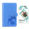 Fujifilm Instax Mini 10X1 sky blue Instant Film with 96-sheet Album for mini film  (Cobalt blue)