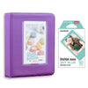 Fujifilm Instax Mini 10X1 sky blue Instant Film with Instax Time Photo Album 64 Sheets (Violet Purple)