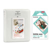 Fujifilm Instax Mini 10X1 sky blue Instant Film with Instax Time Photo Album 64 Sheets (ice white)