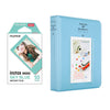 Fujifilm Instax Mini 10X1 sky blue Instant Film with Instax Time Photo Album 64 Sheets (sky blue)