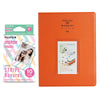 Fujifilm Instax Mini 10X1 stripe   Instant Film With 128-sheet Album for mini film (orange)