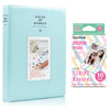 Fujifilm Instax Mini 10X1 stripe   Instant Film With 128-sheet Album for mini film (ice blue)