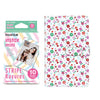 Fujifilm Instax Mini 10X1 stripe  Instant Film with 96-sheet Album for mini film (FLOWER)