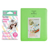 Fujifilm Instax Mini 10X1 stripe  Instant Film with Instax Time Photo Album 64 Sheets (LIME GREEN)