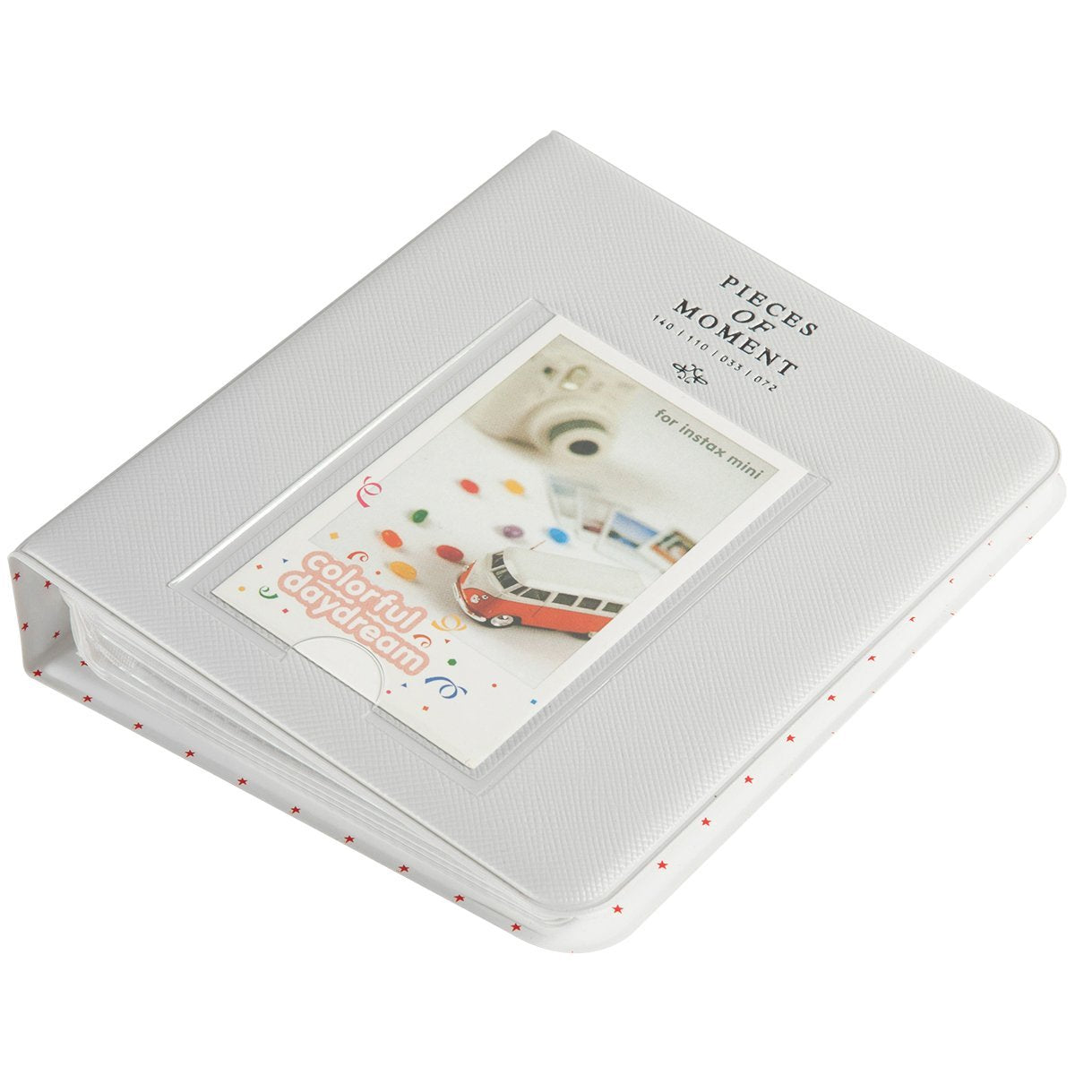 Fujifilm Instax Mini 10X1 stripe  Instant Film with Instax Time Photo Album 64 Sheets (SMOKEY WHITE)