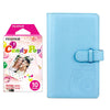 Fujifilm Instax Mini 10X1candy pop Instant Film with 96-sheet Album for mini film (Sky blue)