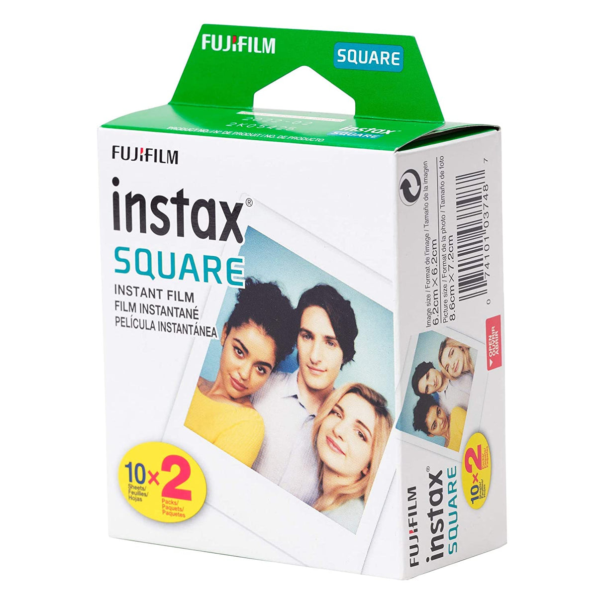 Fujifilm Instax Mini 10X2 Square Instant Film