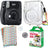 Fujifilm Instax Mini 11 Camera with Clear Case, Films and Stickers Bundle Charcoal Grey
