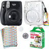Fujifilm Instax Mini 11 Camera with Clear Case, Films and Stickers Bundle