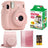 Fujifilm Instax Mini 11 Instant Camera | Instax Mini Twin Pack Film | Glitter Photo Album Holds 64 Photos | Groovy Case Blush Pink