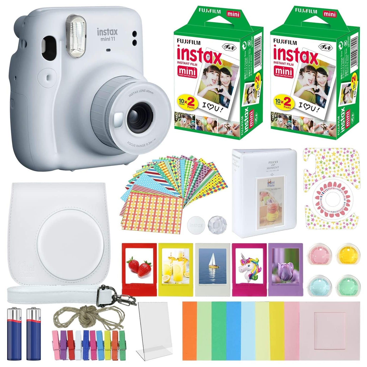 Plunderen Mooie jurk Motiveren Fujifilm Instax Mini 11 Instant Camera Ice White + MiniMate Accessorie –  PhotoVatika.com