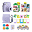 Fujifilm Instax Mini 11 Instant Camera + Shutter Compatible Carrying Case + Fuji Film Value Pack (20 Sheets) + Shutter Accessories Bundle, Color Filters, Photo Album, Assorted Frames Lilac Purple