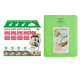 Fujifilm Instax Mini 4 Pack of 10 Sheets Instant Film with Instax Time Photo Album 64-Sheets