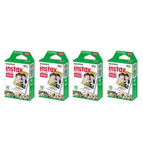 Fujifilm Instax Mini 4 Pack of 10 Sheets Instant Film