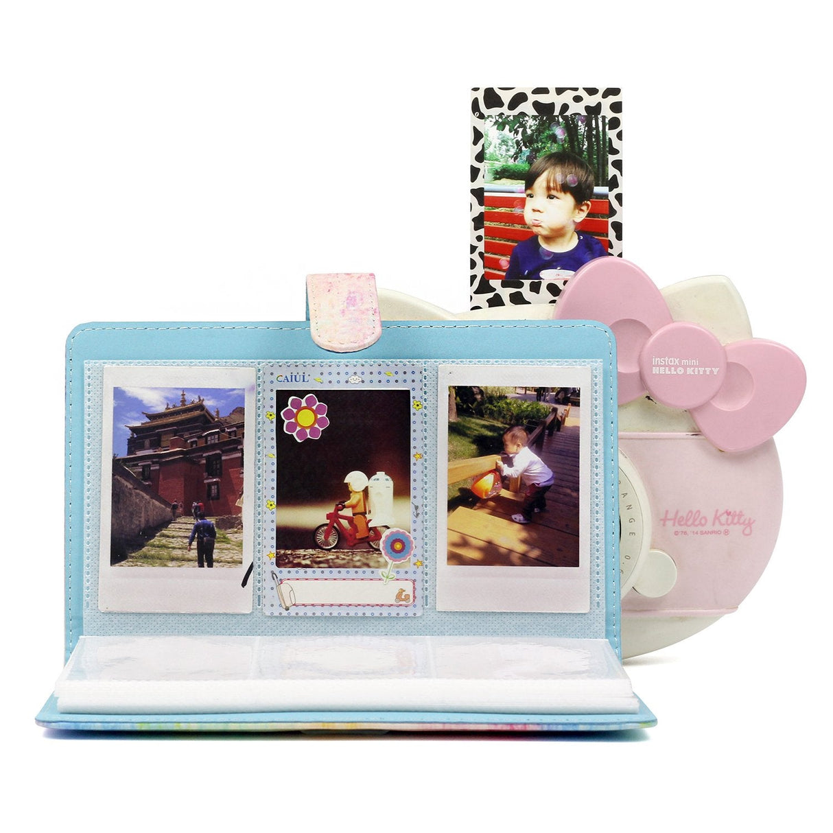 Fujifilm Instax Mini 5 Pack 10 Sheets Instant Film with 96-sheet Album for mini film (Watercolor)