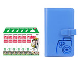 Fujifilm Instax Mini 6 Pack 10 Sheets Instant Film with 96-sheet Album for mini film Cobalt blue