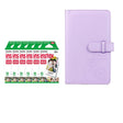 Fujifilm Instax Mini 6 Pack 10 Sheets Instant Film with 96-sheet Album for mini film Lilac purple