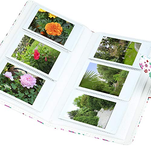 ZENKO INSTAX 64 BEAUTIFUL FLOWER PHOTO ALBUM (WHITE)