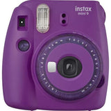 Fujifilm Instax Mini 9 Instant Camera + Fuji INSTAX Film (40 Sheets) Includes Camera Case + Frames + Photo Album + 4 Color Filters and More (Purple)