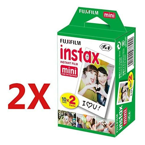 Fujifilm Instax Mini 9 Instant Camera + Fuji INSTAX Film (40 Sheets) Includes Camera Case + Frames + Photo Album + 4 Color Filters and More (Purple)