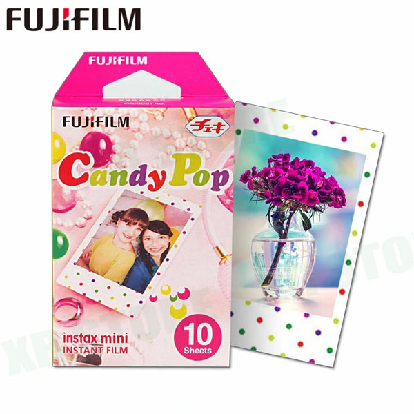 Fujifilm Instax Mini Candy Pop Film With Rabbit Design Hanging Paper Photo Frame - 10 Exposures