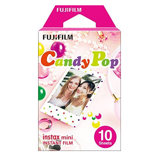 Fujifilm Instax Mini Candy Pop Film With Simple Hanging Paper Photo Frame - 10 Exposures