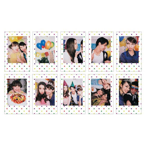 Fujifilm Instax Mini Candy Pop Film With Simple Hanging Paper Photo Frame - 10 Exposures