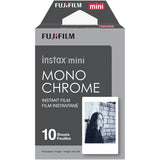Fujifilm Instax Mini Monochrome Film With Rabbit Design Hanging Paper Photo Frame - 10 Exposures