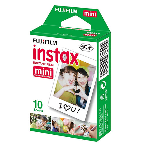 Fujifilm Instax Mini Single Pack 10 Sheets Instant Film with dimand Photo Album 64 Sheets (pink)