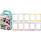 Fujifilm Instax Mini Stained Glass Film With Rabbit Design Hanging Paper Photo Frame - 10 Exposures