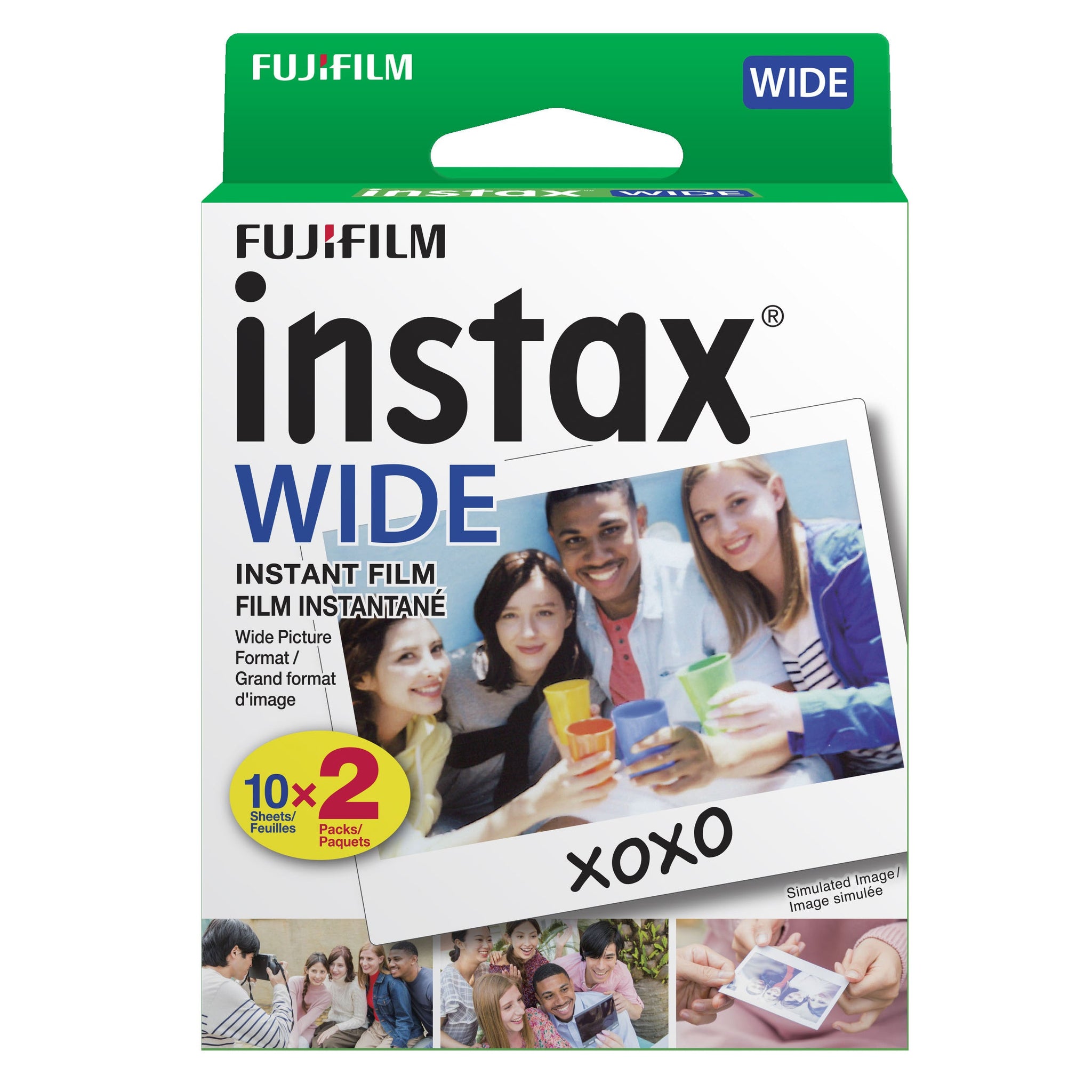 Fujifilm Instax Wide 10X2 Instant Film Pack 20 prints