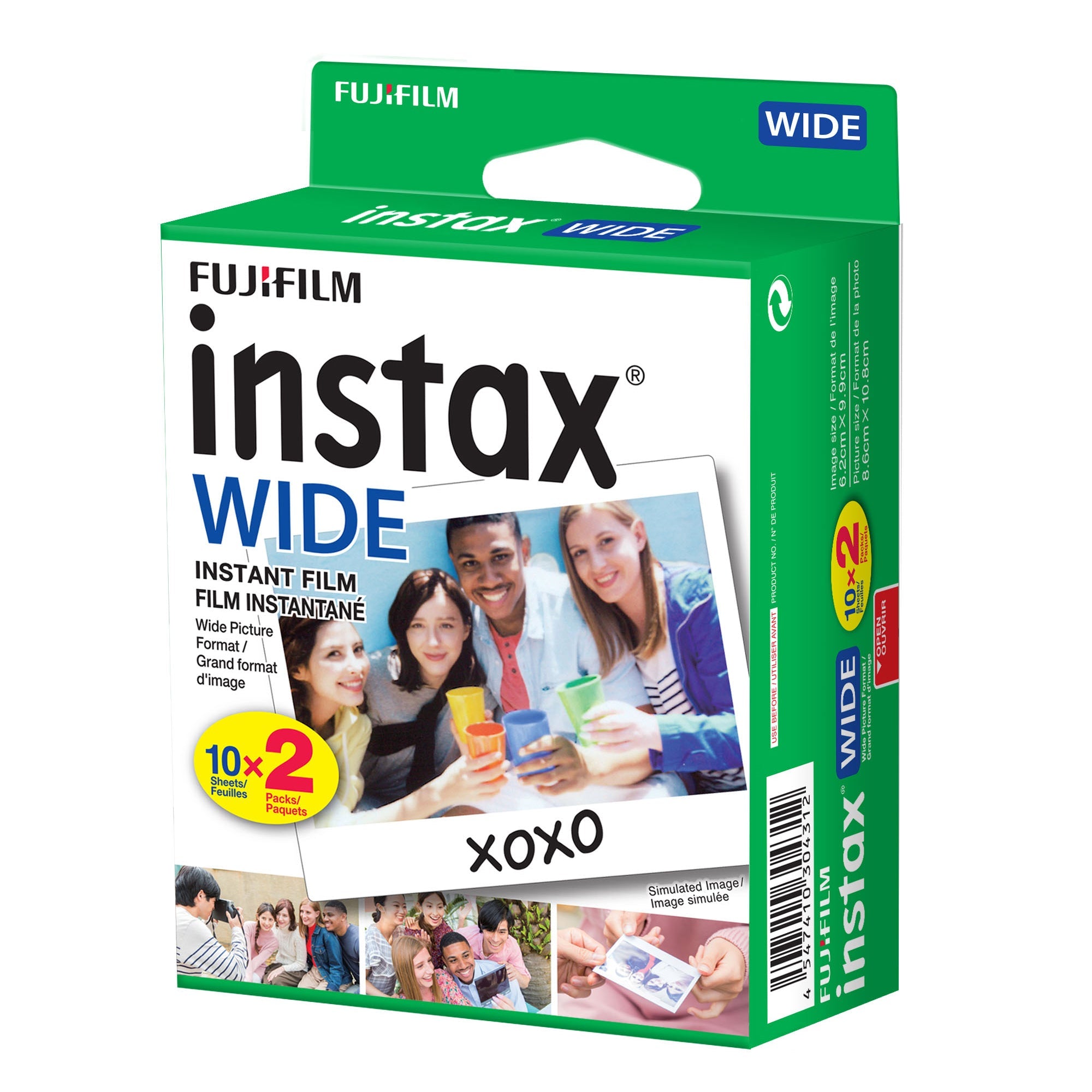 Fujifilm Instax Wide 10X2 Instant Film Pack 20 prints
