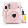Fujifilm Mini 11 Camera with Clear Case, Films and Stickers Bundle (Blush Pink)
