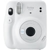 Fujifilm Mini 11 Camera with Clear Case, Films and Stickers Bundle  (Ice White)