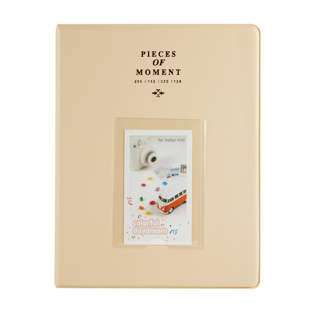 CAIUL 128 Pockets  Album for  Instax Mini 7s 8 8+ 9 25 26 50s 70 90 Film, Polaroid PIC300 Z2300 Film (Beige)