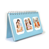 Golden State Art, Instax Frames Collection,Photo Album Book style 60 Pocket for Fuijufilm Instax Mini 7S 8 70 90 25 50S 8+ Film (Light Blue)