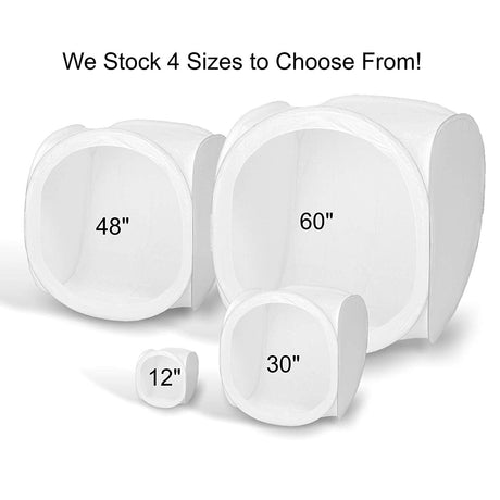 Light Tent Photo Cube Softbox with 4 Colored Backgrounds for Product Photography 120X120X120 CM