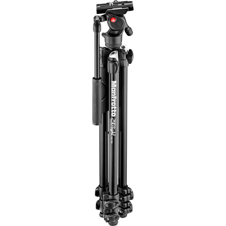 Manfrotto 290 Light 2-Stage Aluminum Tripod with Befree Live Fluid Video Head Kit